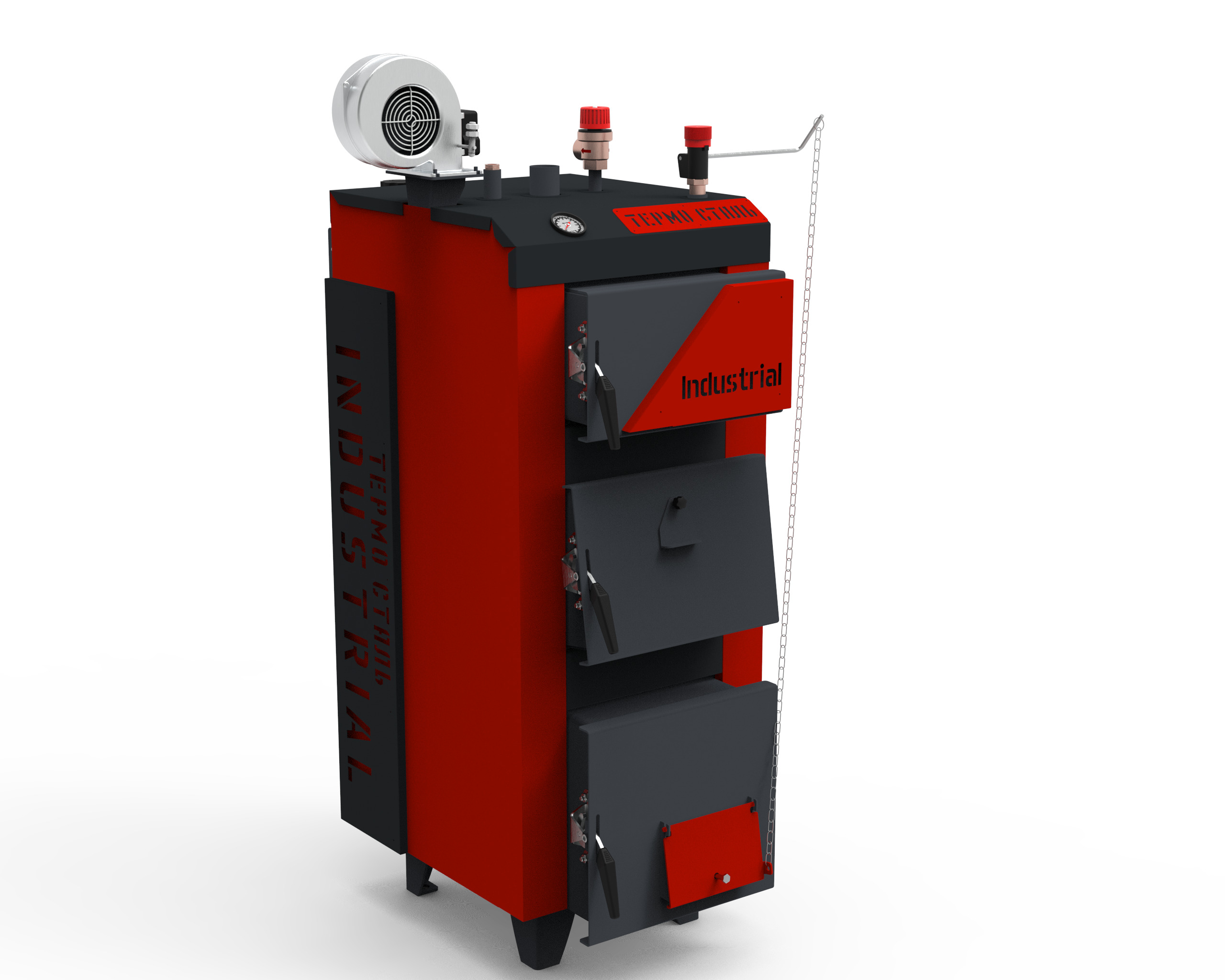 Твердопаливний котел ТЕРМО СТАЛЬ INDUSTRIAL 30
